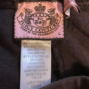Juicy Couture Brown Terry Pant